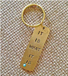 Sherry Harris, it is what it is, the view is great, island living, moving to the islands, gold accessory